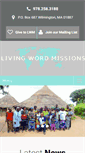 Mobile Screenshot of livingwordmissions.org