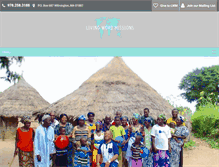 Tablet Screenshot of livingwordmissions.org